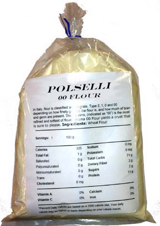 Polselli, Blue Label Tipo 00 Pizza Flour (3 pound bag)