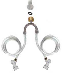 EZ Draft CO2 Line Splitter for Soda Kegs