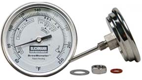 The BrewMometer Weldless Kettle Thermometer (Fahrenheit)