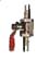 1/4'' x 1/4'' Turn Barbed In Line co2 valve