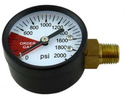 High Side Gauge (0-2000 LHT)