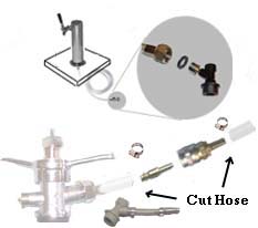 Quick Switch Kegorator Tap to C-Keg Kit