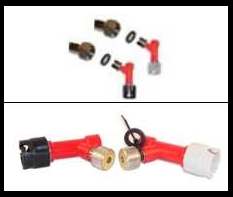 EZ Shank Thread Pin Soda Keg Coupler Set