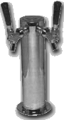 3" Double Faucet Tower