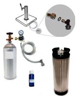 Homebrew Freezer CO2 System w/Draft Tower (Ball Lock)