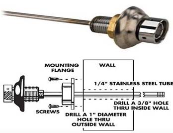 24'' Wall Shank