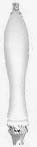 10'' Traditional White Gloss Pub Handle
