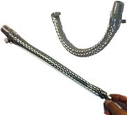 1/2" NPT Adjustable Filtration Flexible SS Bazooka 12" x 3/4 dia 1/2" NPT Adjustable Filtration Flexible SS Bazooka 12" x 3/4 dia